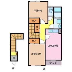 カメリアスの物件間取画像